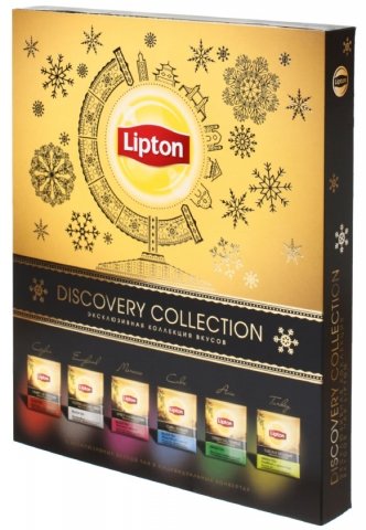 Набор Lipton Discovery Collection, 88 г, 6 видов чая