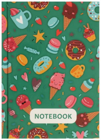 Книжка записная А6 Calligrata 115×145 мм, 40 л., клетка, Candy Notebook