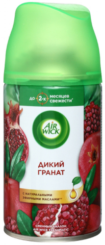 Сменный баллон к освежителю воздуха Air Wick , 250 мл, «Дикий гранат» Сменный баллон к освежителю воздуха Air Wick , 250 мл, «Дикий гранат»