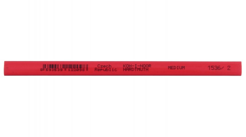 Карандаш столярный Koh-I-Noor 1536/2, длина 175 мм, Medium (твердо-мягкий)