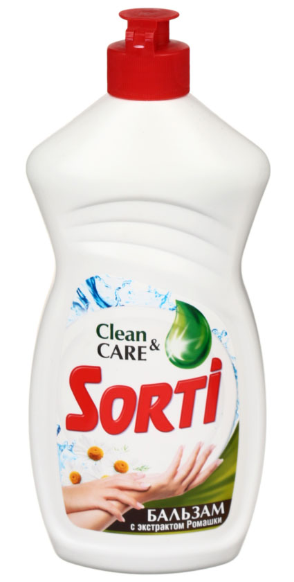 Средство для мытья посуды Sorti, 450 мл, «Ромашка»