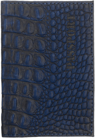 Обложка для паспорта Brauberg, 95*135 мм, темно-синяя Обложка для паспорта Brauberg, 95*135 мм, темно-синяя