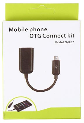 Кабель OTG Connect Kit S-K07, черный