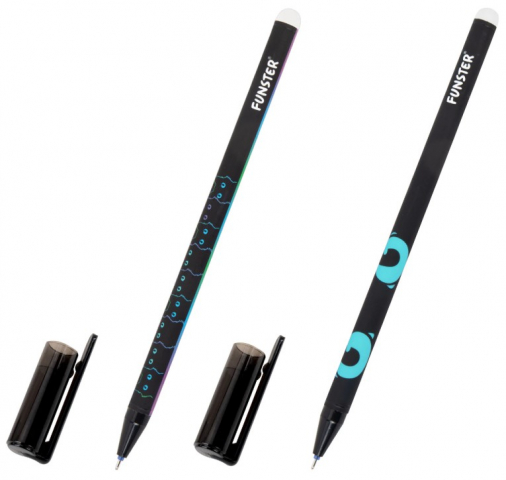 Ручка гелевая Funster «Пиши-стирай» Black Cat, корпус ассорти, стержень синий Ручка гелевая Funster «Пиши-стирай» Black Cat, корпус ассорти, стержень синий