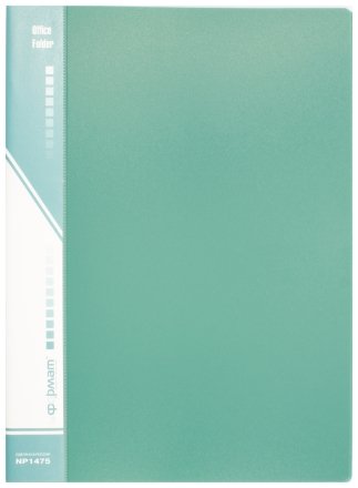 Папка пластиковая с боковым зажимом и карманом inФормат, толщина пластика 0,7 мм, зеленая