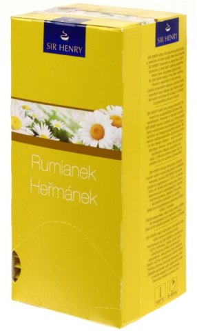 Чай Sir Henry, 37,5 г, 25 пакетиков, Camomile, напиток чайный с ромашкой Чай Sir Henry, 37,5 г, 25 пакетиков, Camomile, напиток чайный с ромашкой