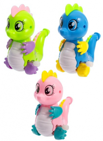 Игрушка заводная пластиковая, «Дракоша», ассорти