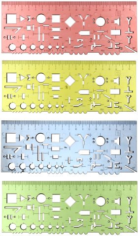Линейка радиотехническая, 18 см, ассорти (цена за 1 шт.) Линейка радиотехническая, 18 см, ассорти (цена за 1 шт.)