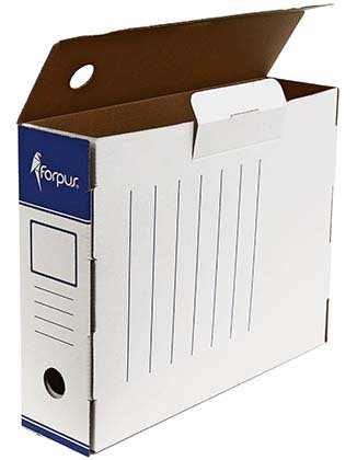 Короб архивный из гофрокартона Forpus, корешок 80 мм, 240*320*80 мм, горизонтальный Короб архивный из гофрокартона Forpus, корешок 80 мм, 240*320*80 мм, горизонтальный