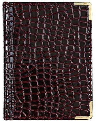 Ежедневник датированный на 2016 год Iguana, 110*145 мм, 176 л., бордовый