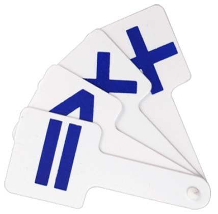 Касса-веер «Эсир», знаки