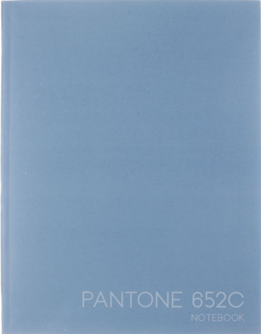 Книжка записная Pantone, 167*210 мм, 96 л., линия, «Голубая сталь»