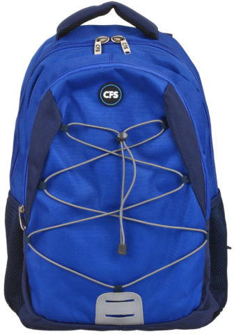 Рюкзак молодежный CFS 16,5", 420*300*120 мм, синий