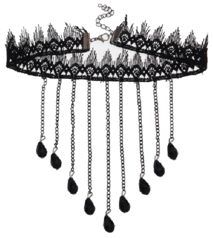 Чокер Sima-Land длина 31 см, «Госпожа», чёрный