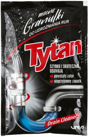 Гранулированное средство для чистки канализационных труб Tytan, 40 г Гранулированное средство для чистки канализационных труб Tytan, 40 г