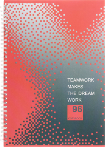 Тетрадь общая А4, 96 л. на гребне BG Dream Work, 205*297 мм, клетка