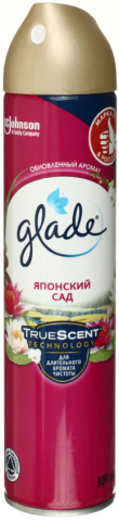Освежитель воздуха Glade , 300 мл, «Японский сад» Освежитель воздуха Glade , 300 мл, «Японский сад»