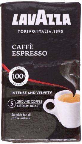 Кофе натуральный молотый Lavazza Caffe Espresso, 250 г, среднеобжаренный (в пачке) Кофе натуральный молотый Lavazza Caffe Espresso, 250 г, среднеобжаренный (в пачке)