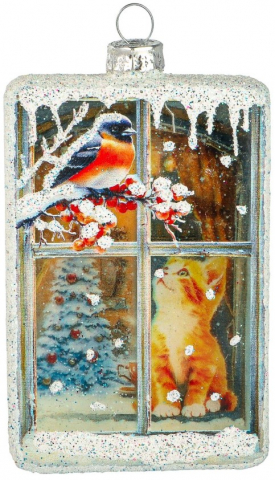 Игрушка елочная «Пушистый наблюдатель», 9,5*2,5*5,5 см Игрушка елочная «Пушистый наблюдатель», 9,5*2,5*5,5 см