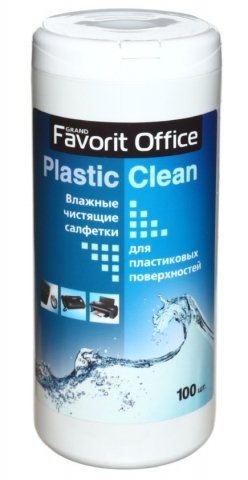 Салфетки чистящие для пластиковых поверхностей Favorit Office, 100 шт., в тубе Салфетки чистящие для пластиковых поверхностей Favorit Office, 100 шт., в тубе