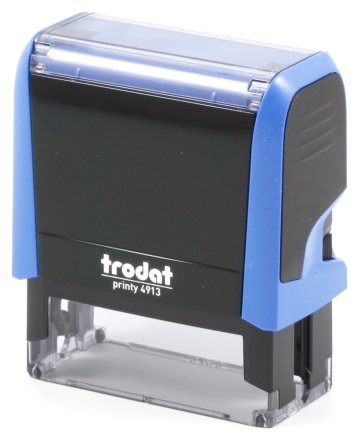 Автоматическая оснастка Trodat 4913, для клише штампа 58*22 мм, корпус синий