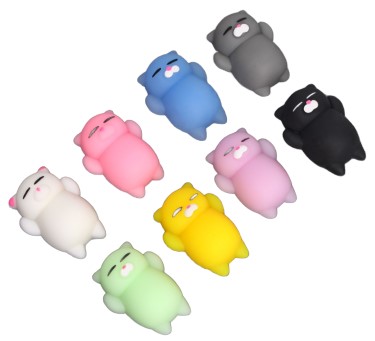 Мялка-антистресс Sima-Land , 5*3,5*2 см, «Киска», ассорти