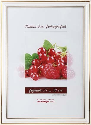 Фоторамка пластиковая «Палитра», 21*30 см, белая