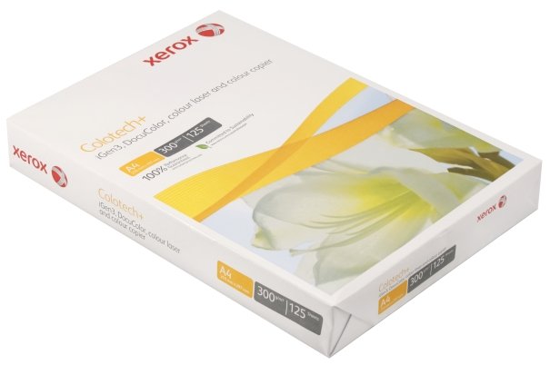 Бумага офисная Xerox Colotech+ Uncoated (без покрытия) А4 (210×297 мм), 300 г/м², 125 л.