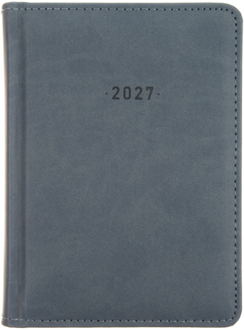Ежедневник датированный на 2027 год BG «Виннер» (А6) 110×150 мм, 176 л., серый Ежедневник датированный на 2027 год BG «Виннер» (А6) 110×150 мм, 176 л., серый
