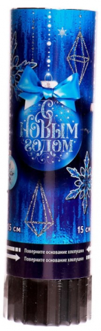Хлопушка пружинная Sima-Land 15 см, «С Новым Годом»