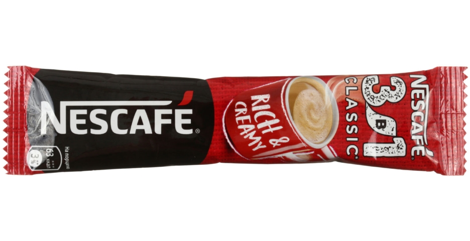 Кофе растворимый Nescafe 3в1 14,5 г, «Классический», в стике