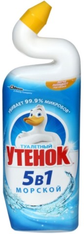 Средство чистящее для унитазов «Туалетный утенок», 500 мл, «Морской»