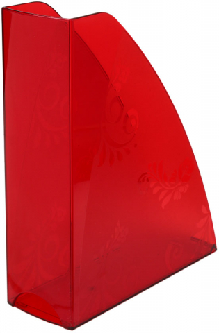 Лоток вертикальный «Русская серия. Комус» 290×240×85 мм, рубиновый (красный)