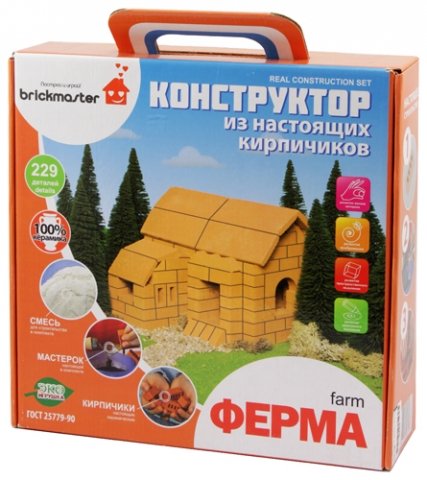 Конструктор керамический Brickmaster, «Ферма» (229 деталей)