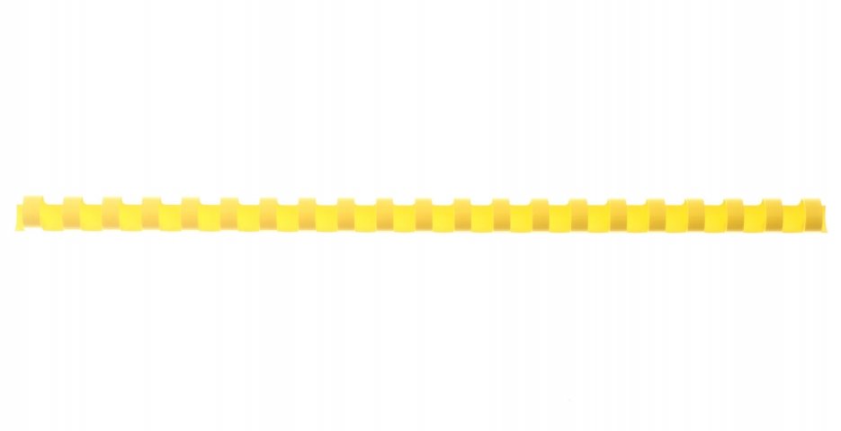 Пружина пластиковая StarBind 12 мм, желтая