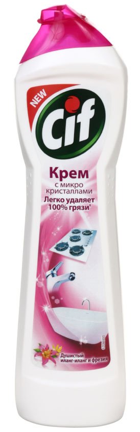 Крем чистящий Cif , 500 мл, «Розовая свежесть»