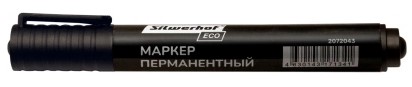 Маркер перманентный Silwerhof Eco, черный Маркер перманентный Silwerhof Eco, черный
