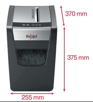 Шредер Rexel Momentum Slimline X312-SL, размер частиц 5*42 мм, черный с серым Шредер Rexel Momentum Slimline X312-SL, размер частиц 5*42 мм, черный с серым