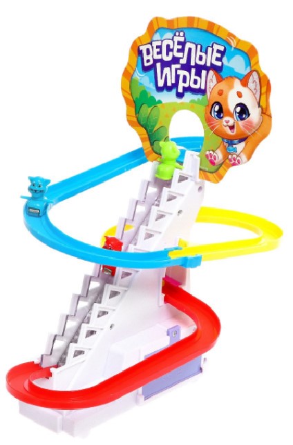 Набор игровой «Весёлые игры», «Котята на лесенке», 3+ Набор игровой «Весёлые игры», «Котята на лесенке», 3+