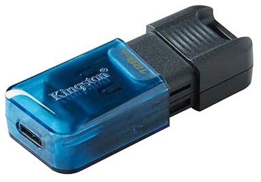 Флэш-накопитель Kingston DataTraveler 80 M (USB 3.2, Type-C), 128Gb, цвета корпуса ассорти