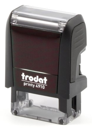 Автоматическая оснастка Trodat 4910, для клише штампа 26*9 мм, корпус черный