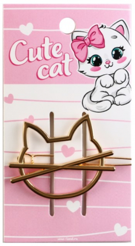 Заколка для волос Cute Сat, 6*2 см Заколка для волос Cute Сat, 6*2 см
