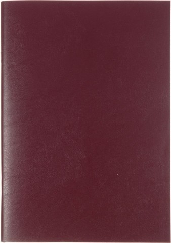 Книга учета «Борисовская типография», 195*280 мм, клетка, 100 л., бордо