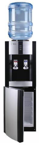 Кулер Ecotronic V21-LF (со шкафчиком), серебристо-черный Кулер Ecotronic V21-LF (со шкафчиком), серебристо-черный