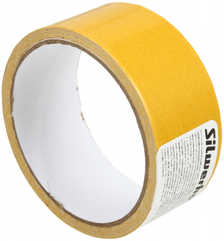 Клейкая лента двусторонняя полипропиленовая Silwerhof, 38 мм*8 м