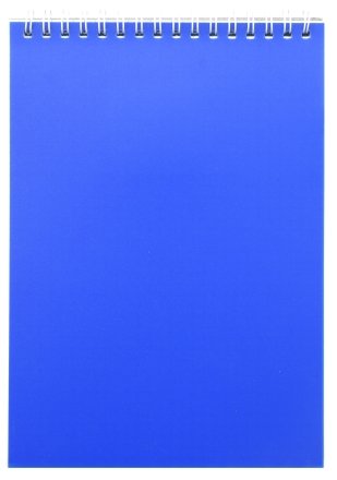 Блокнот на гребне Sponsor, 146*206 мм, 40 л., клетка, синий