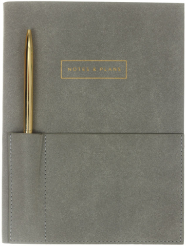Ежедневник недатированный Lorex Elegance Stylish Collection А5, 145*200 мм, 160 л., серый