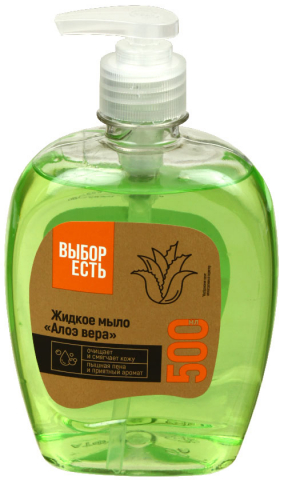 Мыло жидкое «Выбор есть», 500 мл, «Алое вера», с дозатором Мыло жидкое «Выбор есть», 500 мл, «Алое вера», с дозатором