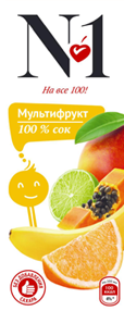 Сок «№1», 200 мл, мультифруктовый