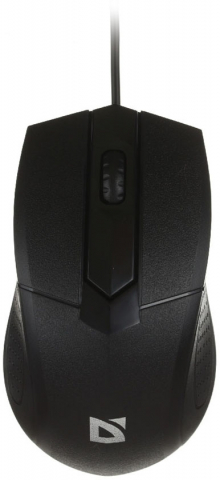 Мышь компьютерная Defender Optimum MB-270, USB, проводная, черная